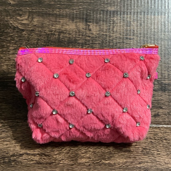 Handbags - Make up bag with bling fluff